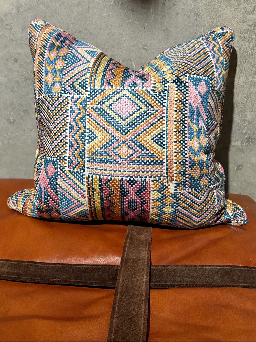 Barclay Butera Geometric Design Pillow